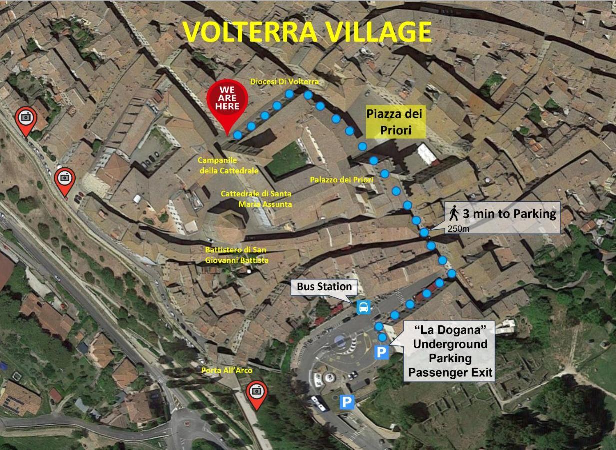 The Walkable Volterra Rooftop Suite Exterior photo