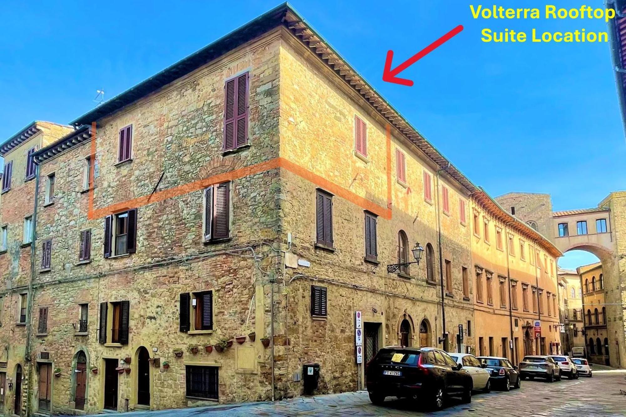 The Walkable Volterra Rooftop Suite Exterior photo